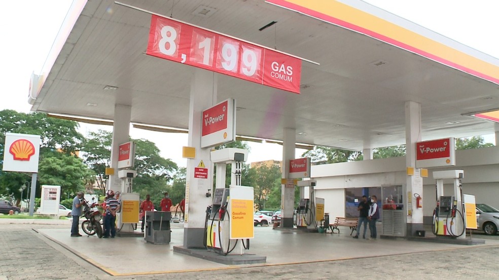 Procon fiscaliza postos de combustíveis de Teresina; litro da gasolina chega a R$ 8,19 — Foto: Reprodução/TV Clube