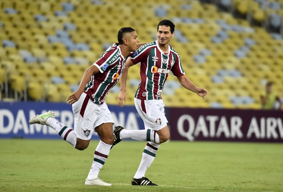 Fluminense x Junior Barranquila gol Paulo Henrique Ganso — Foto: André Durão