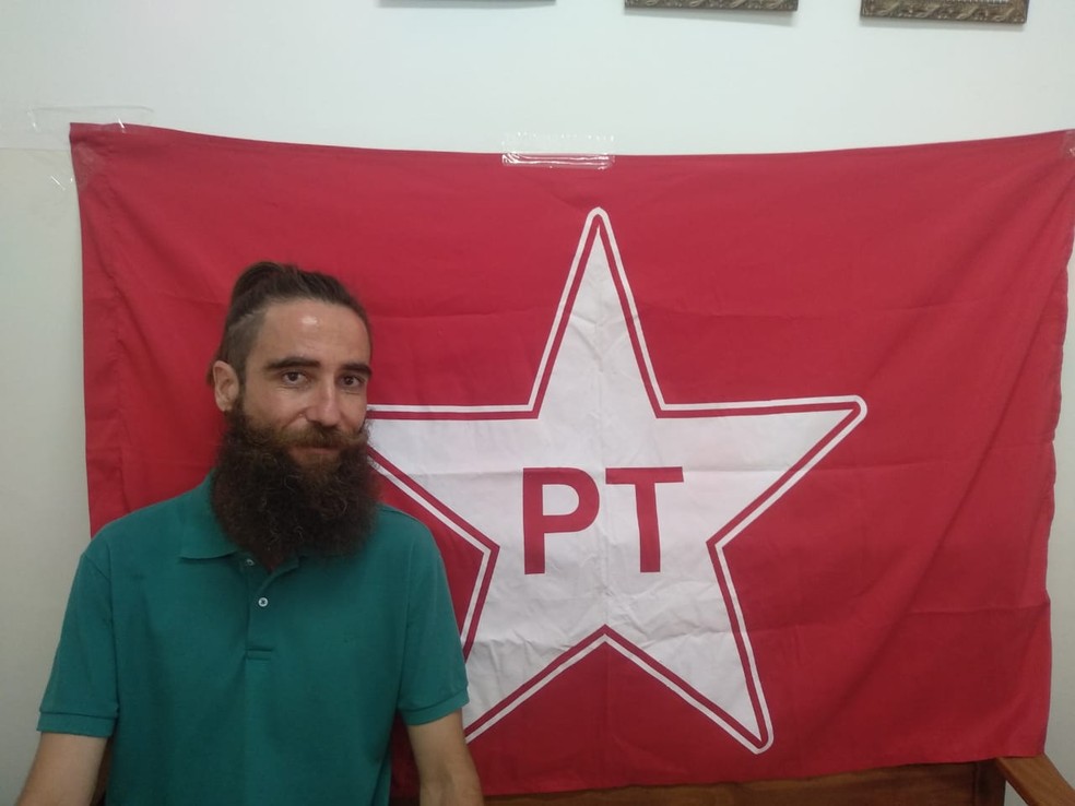 Luís Valente, candidato a prefeito pelo PT — Foto: Kawanny Barros/TV Fronteira