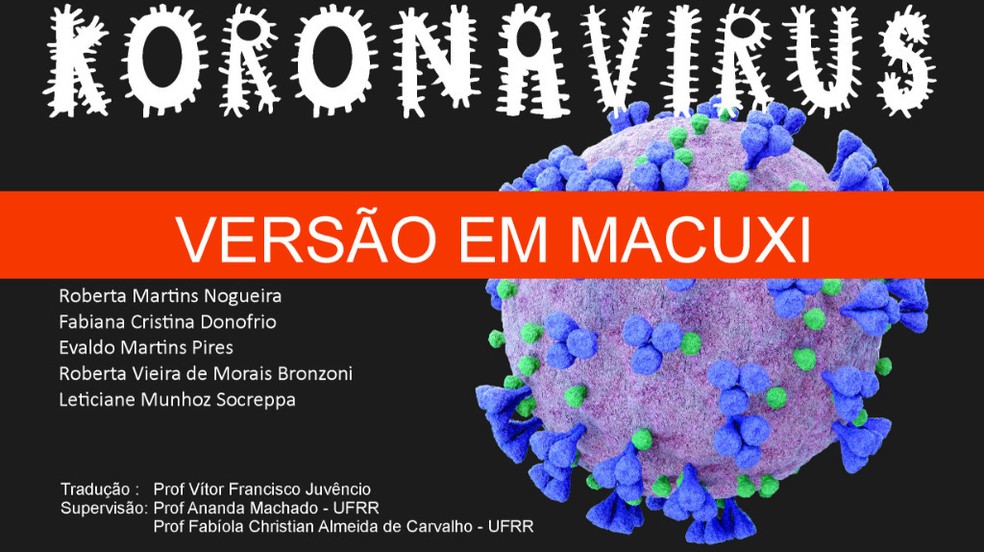 Livro infantil Coronavírus — Foto: UFMT