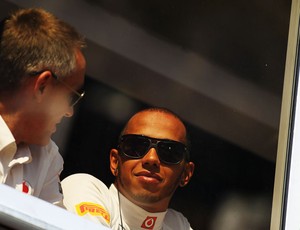 Lewis Hamilton Martin Whitmarsh mclaren  (Foto: Agência Getty Images)