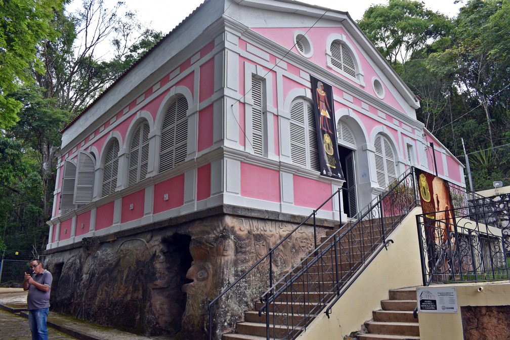 Museu Histórico de Caxambu recebe exposição do Egito Antigo até fim de dezembro — Foto: Lucas Soares / G1