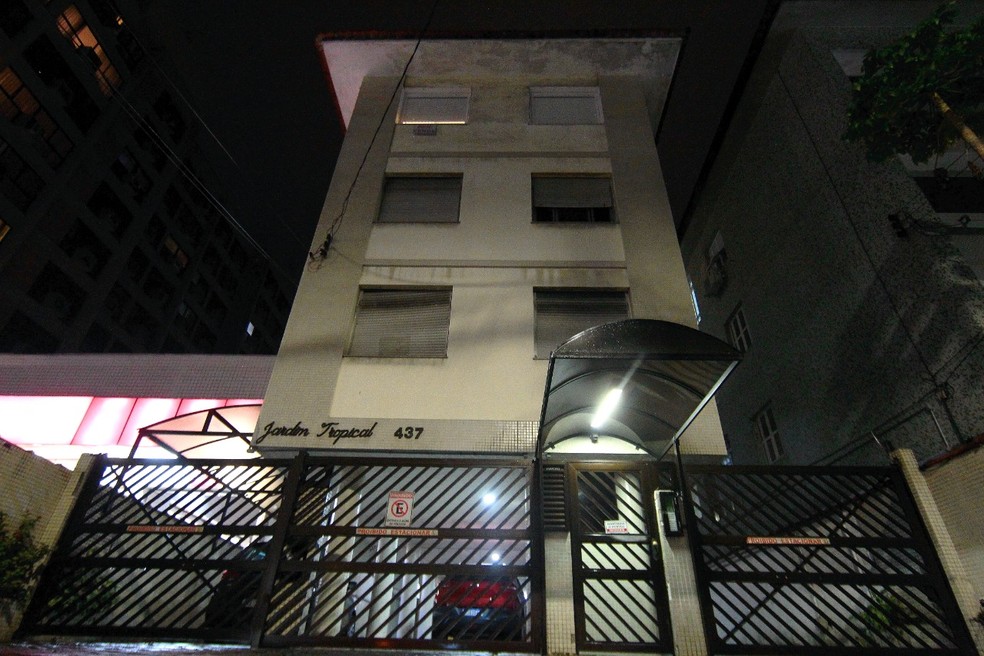 Condomínio Jardim Tropical, em Santos, foi um dos que acusaram contador de golpe — Foto: Matheus Tagé/Jornal A Tribuna