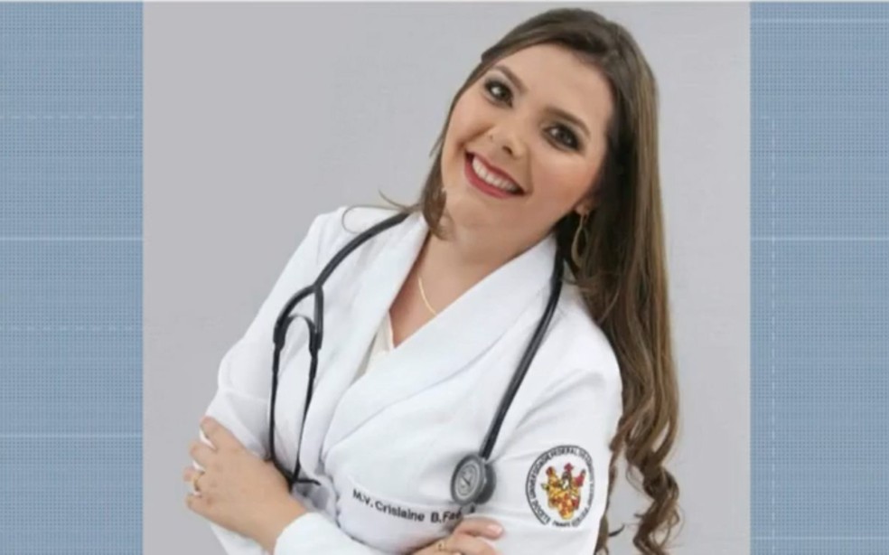 Médica veterinária Crislaine Boldrini Faé foi morta a tiros em Teixeira de Freitas — Foto: Reprodução/TV Santa Cruz