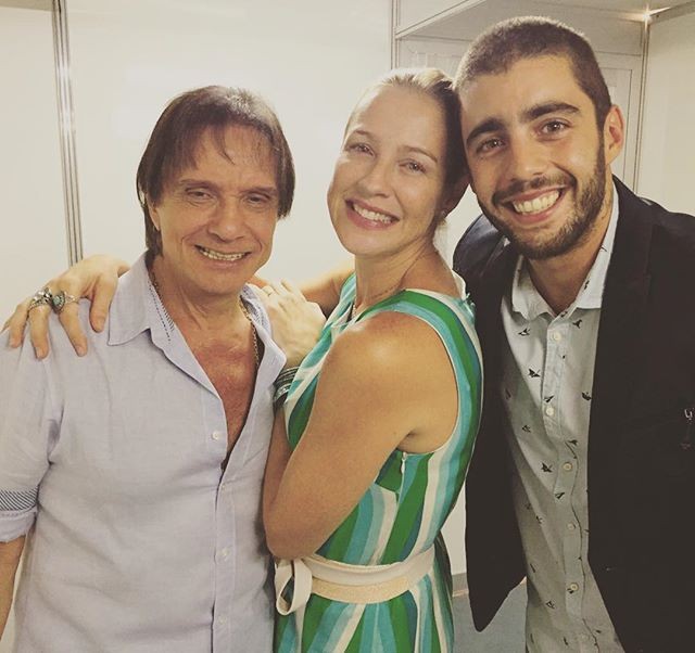 Roberto Carlos, Luana Piovani e Pedro Scooby (Foto: Reprodução/ Instagram)