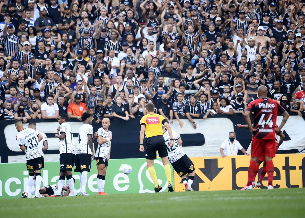Corinthians venceu o Athletico-PR por 1 a 0 — Foto: Marcos Ribolli