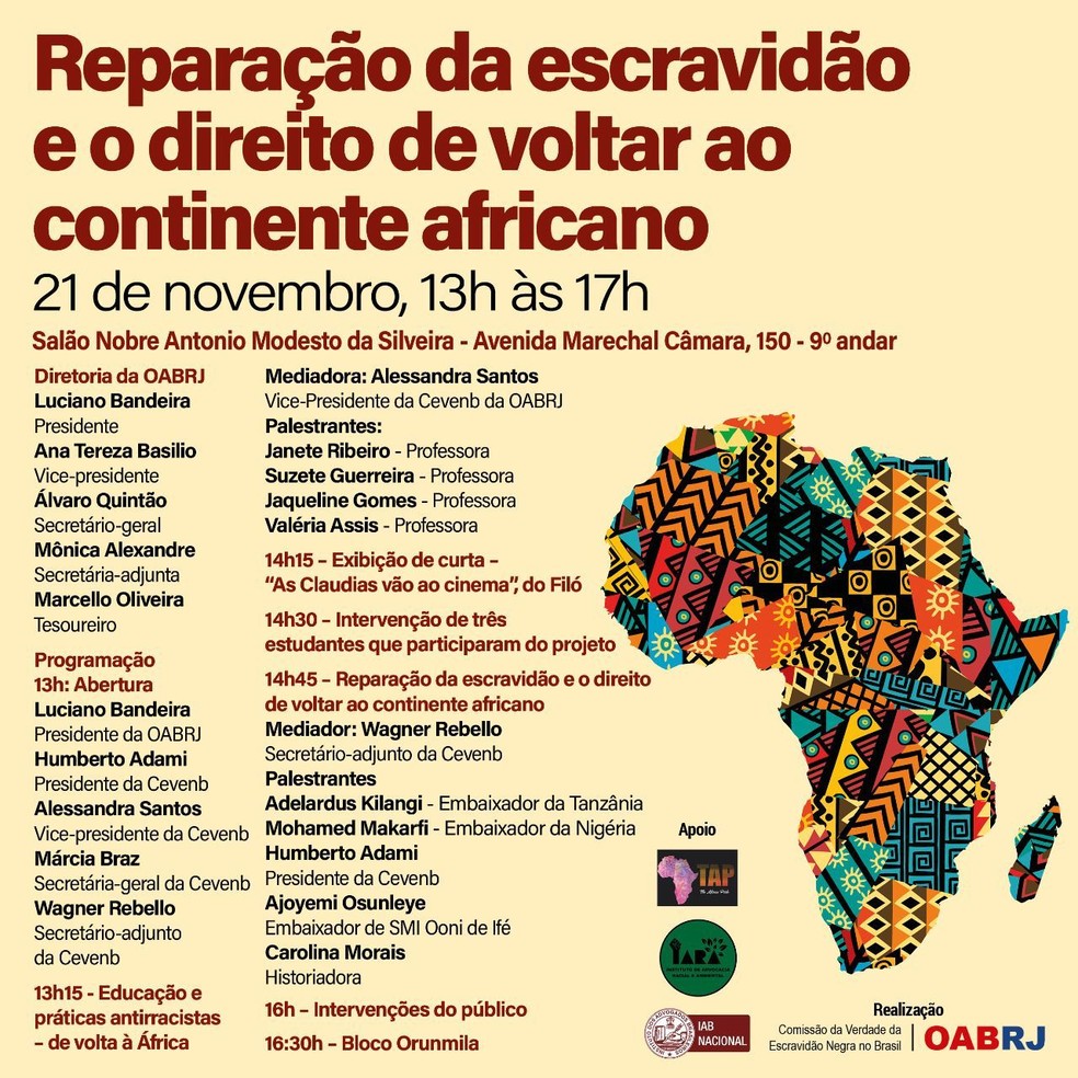 Evento acontecerá na segunda-feira (21) — Foto: Divulgação