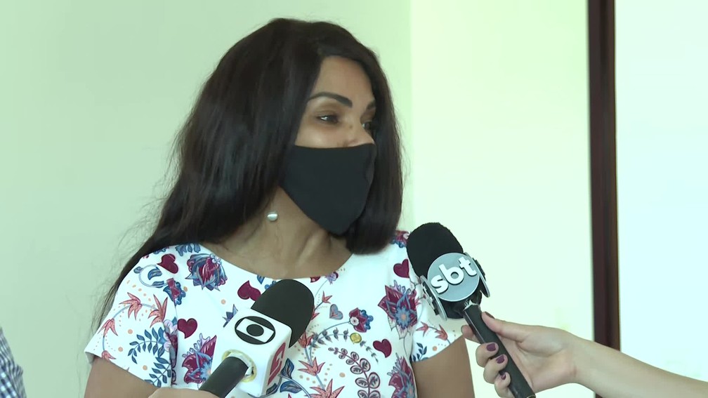 A deputada Flordelis em entrevista no início de setembro — Foto: Reprodução/GloboNews
