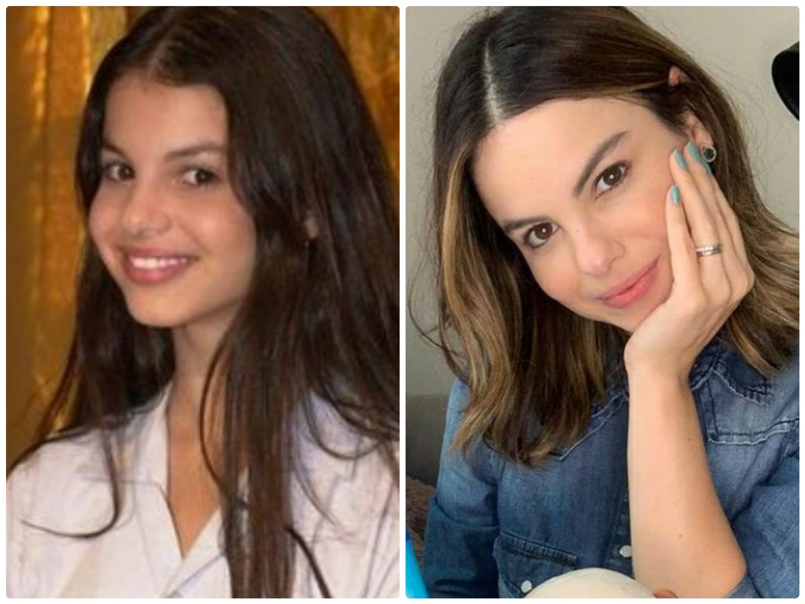 Antes e depois de O Clone: Sthefany Brito tinha 14 anos quando interpretou Samira (Foto: Divulgação/TV Globo e Reprodução/Instagram)