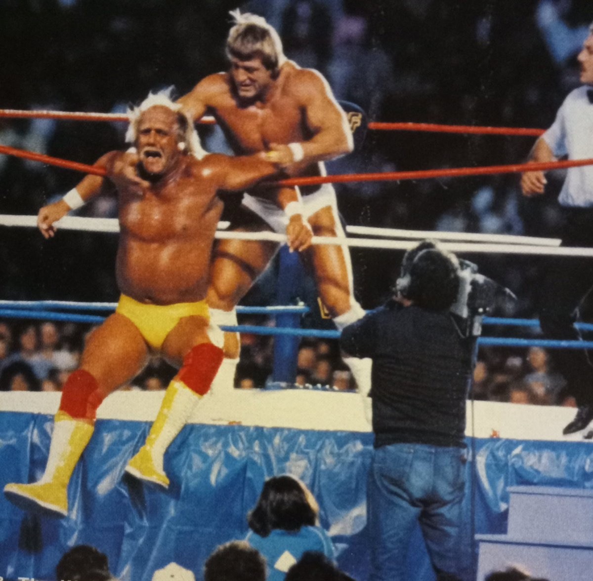 Paul Orndorff e Hulk Hogan (Foto: Reprodução)