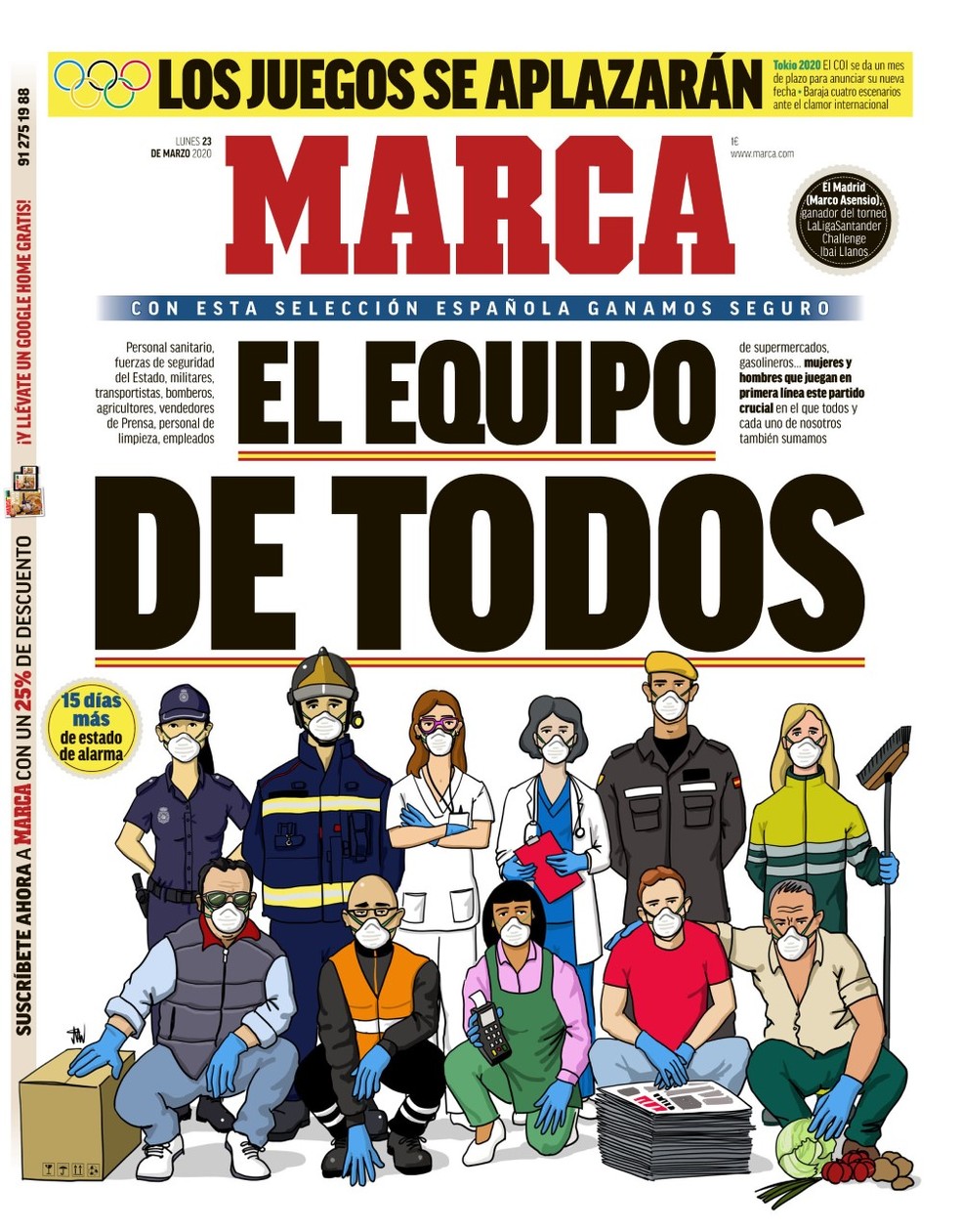 Capa do "Marca" presta bela homenagem — Foto: Reprodução