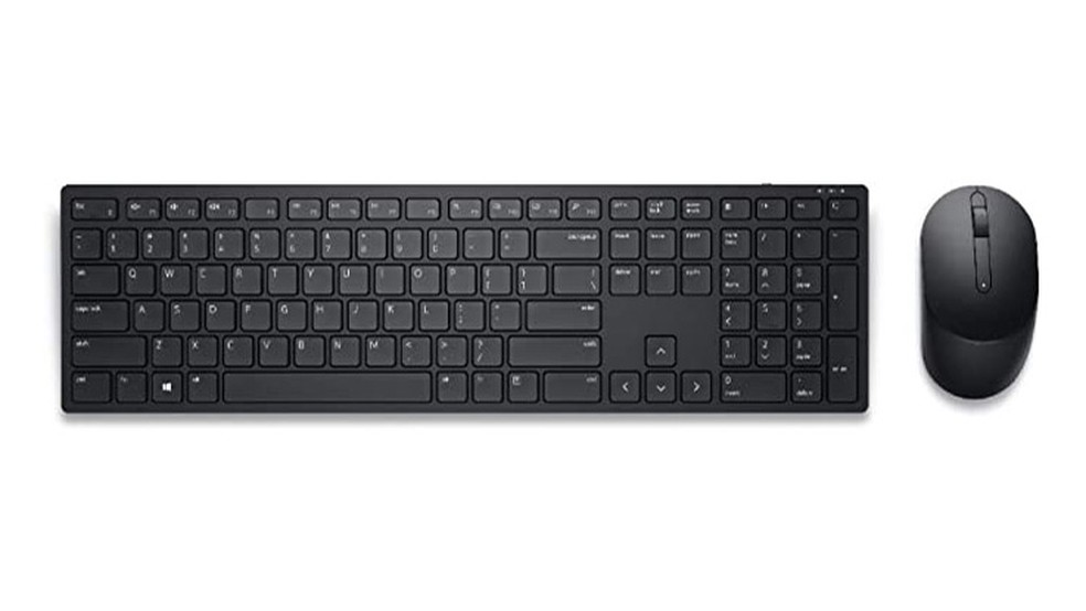 O conjunto de teclado e mouse Dell Pro KM5221W é pode ser ideal para quem precisa de praticidade por um valor acessível — Foto: DIvulgação/Dell