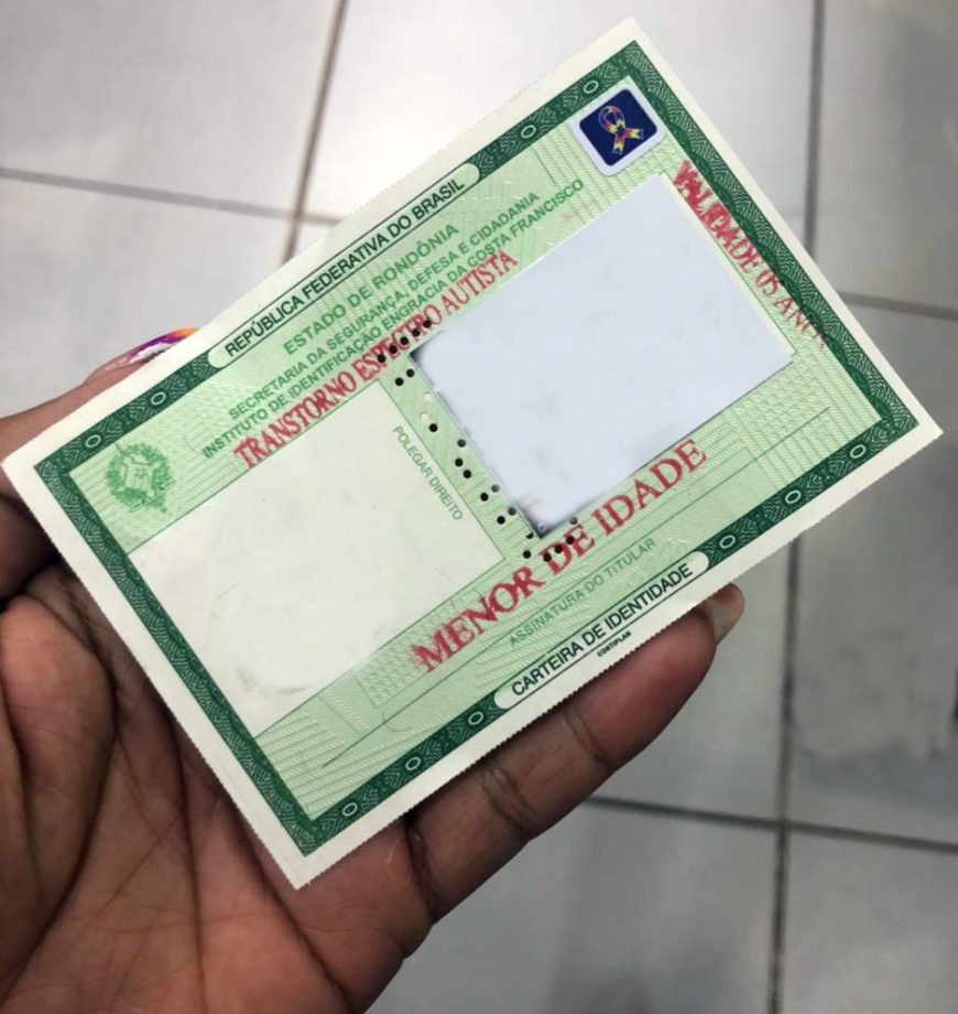 Veja como agendar emissão de carteirinha de identificação do autista em Rondônia 
