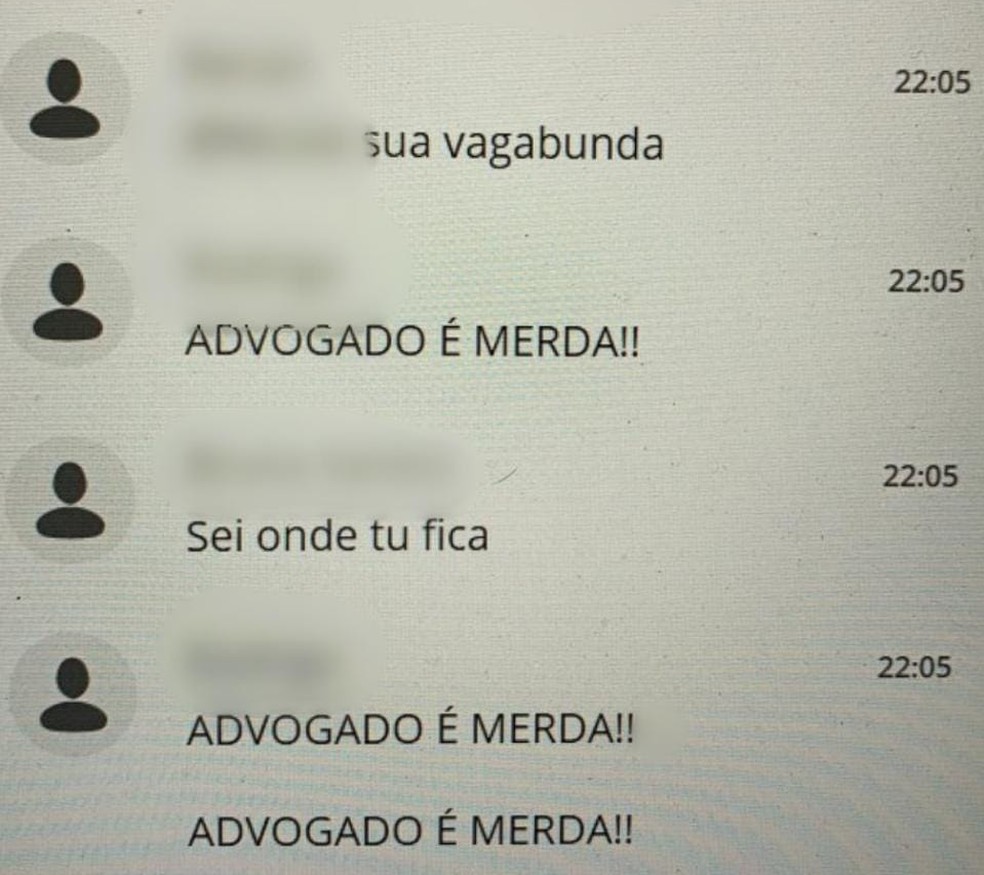 Aula online de faculdade em Sorocaba é interrompida com mensagens ofensivas — Foto: Arquivo Pessoal