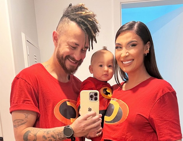Bianca Andrade e Fred fazem festa de Os Incríveis nos 8 meses de Cris (Foto: Reprodução/Instagram)