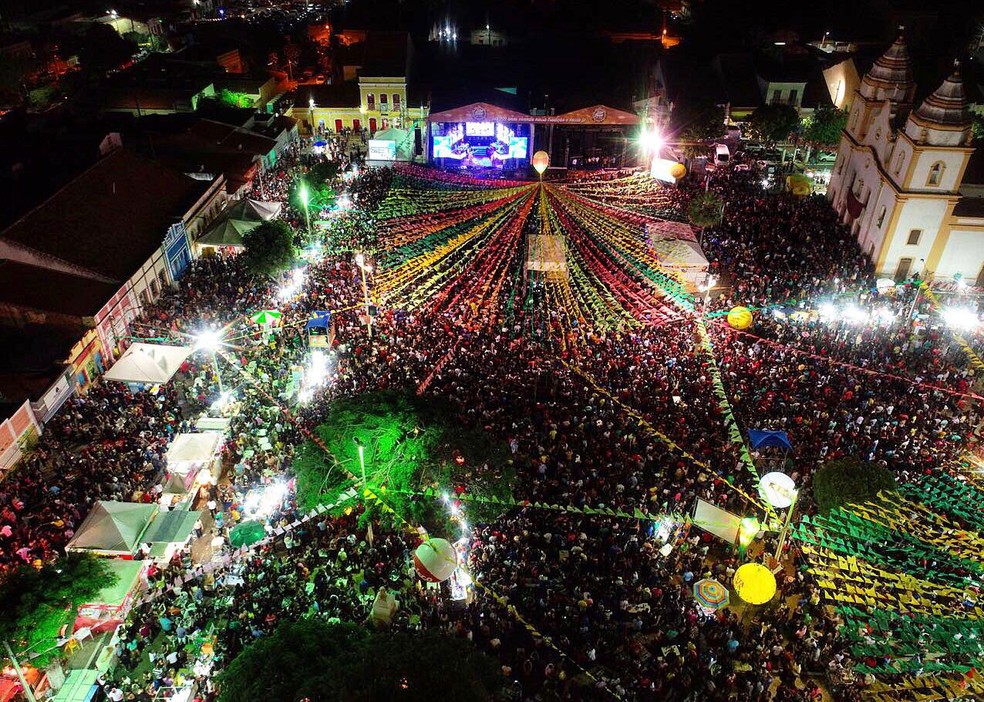 Segundo a PM, show reuniu 52 mil pessoas em Assu, no Oeste potiguar (Foto: Bruno Andrade)
