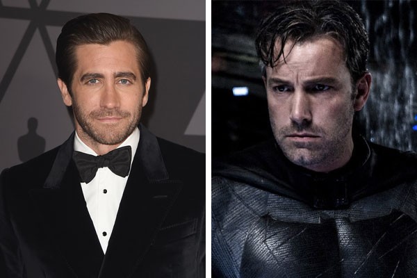 Jake Gyllenhaal e Ben Affleck sob a pele do morcego: quem vai estrelar o filme solo do Batman? (Foto: Getty Images/Reprodução)