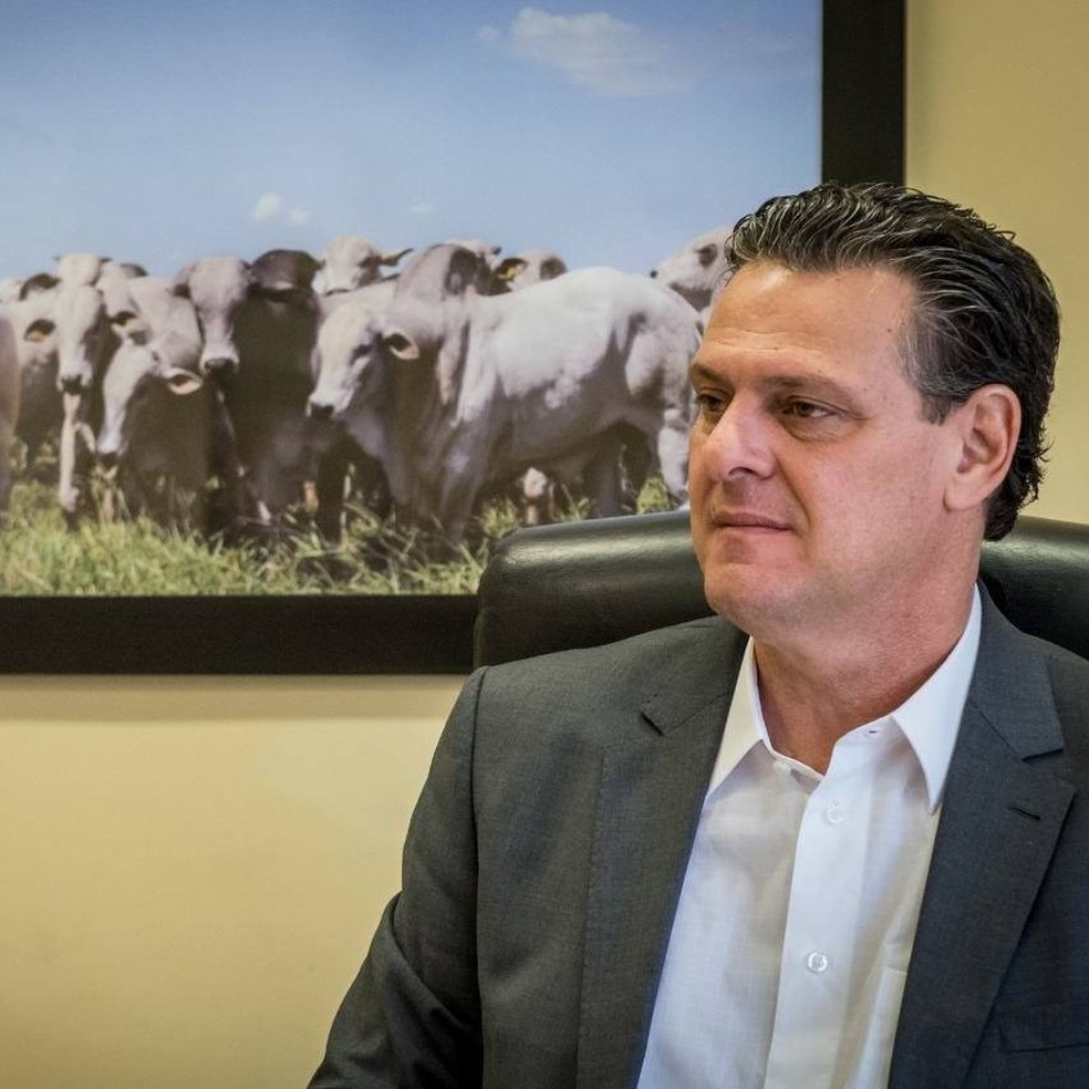 Avião do senador Carlos Fávaro teve que pousar em MS — Foto: Facebook/Reprodução