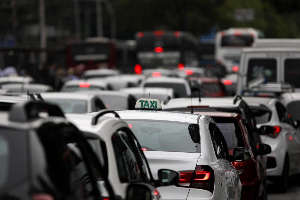 Rodízio municipal volta a funcionar nesta segunda-feira (Foto: Marcelo Brandt/G1)