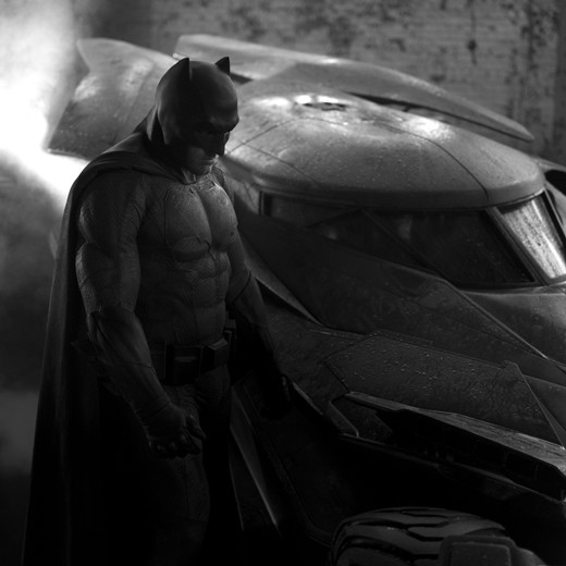 A primeira imagem de Ben Affleck como o Homem-Morcego, divulgada em maio deste ano (Foto: Reprodução)