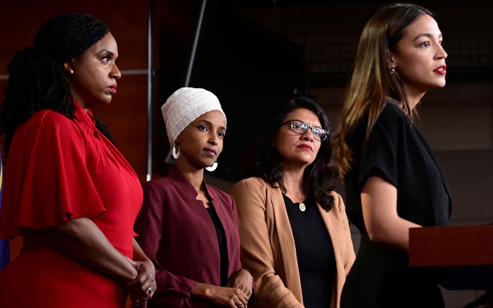 Jovens congressistas são especialmente críticas das políticas de Trump — Foto: Reuters/Erin Scott