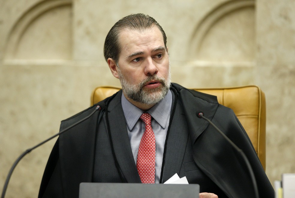 O ministro Dias Toffoli, presidente do Supremo Tribunal Federal — Foto: Rosinei Coutinho/SCO/STF