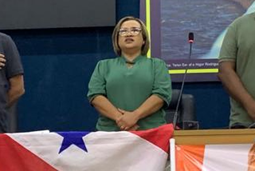 PROS oficializa Shirley Alves como candidata ao governo do Pará — Foto: TV Liberal/Clotilde Dantas