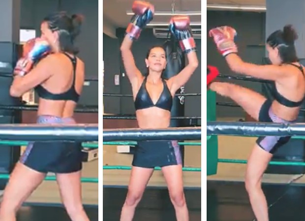 Mariana Rios tem dia de boxe (Foto: Reprodução Instagram)