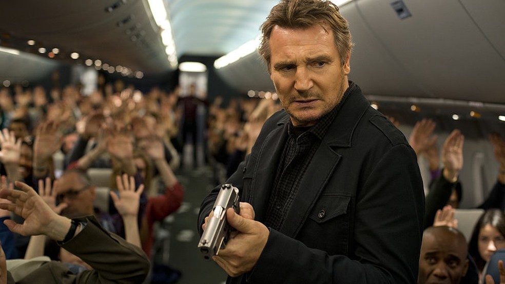 Liam Neeson estrela filme "O Passageiro" que estreia essa semana  (Foto: Reprodução/Eu adoro cinema)