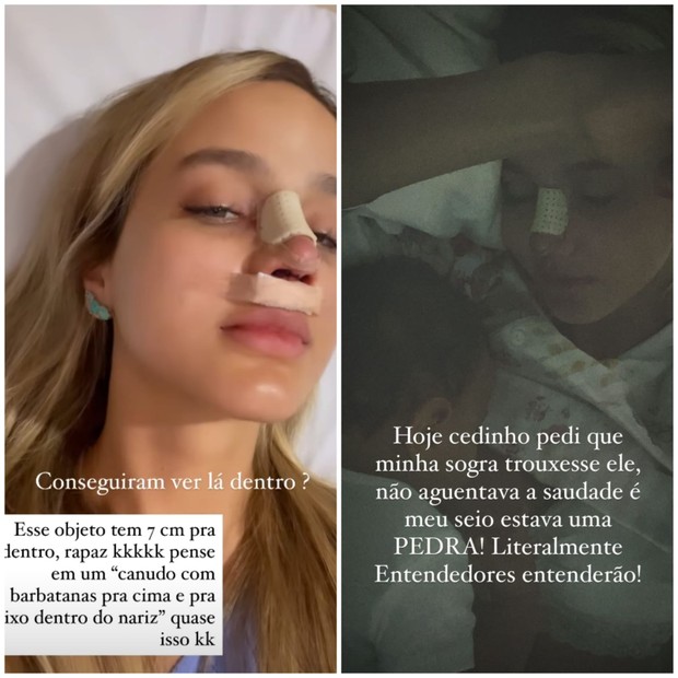 Biah Rodrigues sobre insônia após cirurgia (Foto: Reprodução/Instagram)