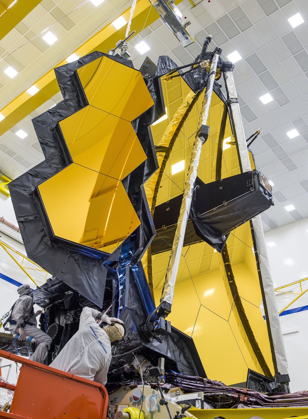 Telescópio James Webb, da Nasa. — Foto: Reprodução/Twitter Nasa Webb Telescope