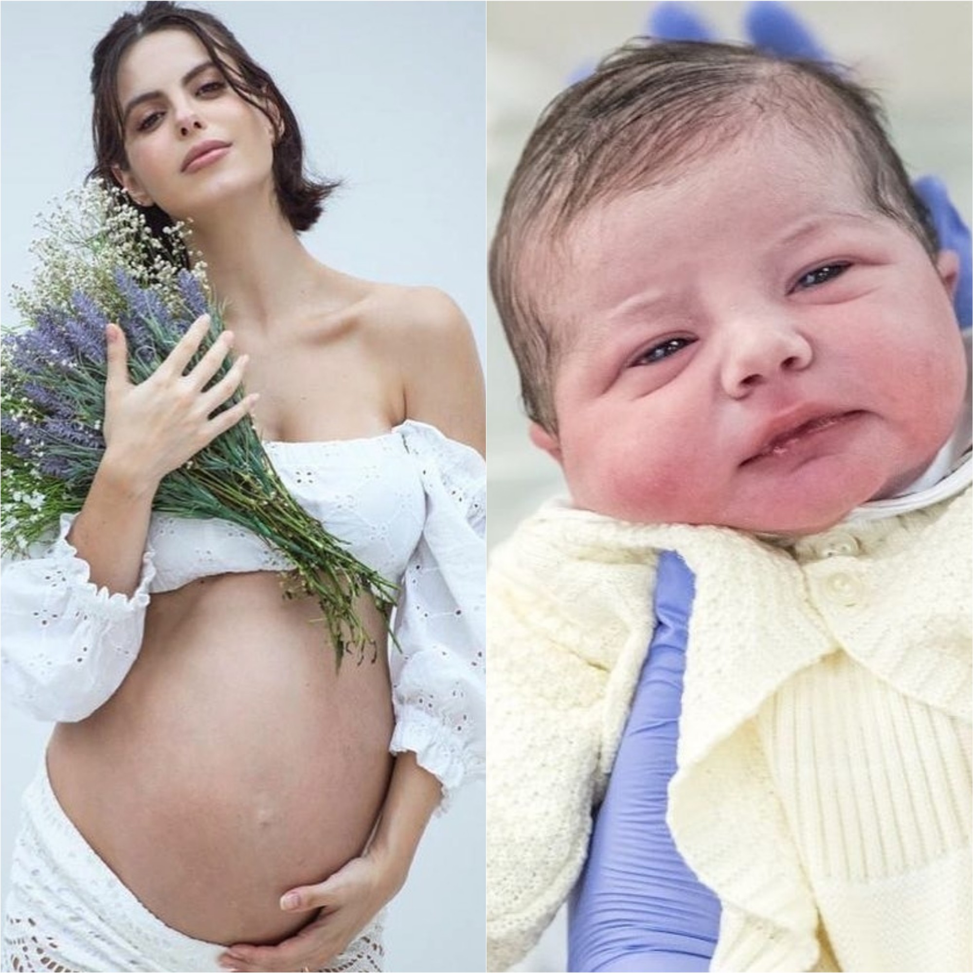 Na legenda da publicação, atriz brincou ao relacionar o tamanho da barriga com o tamanho que Enrico, seu filho, nasceu (Foto: Reprodução/Instagram)
