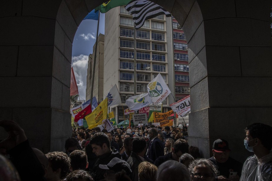 Demonstrators Hold Protest Against Bolsonaro Administration