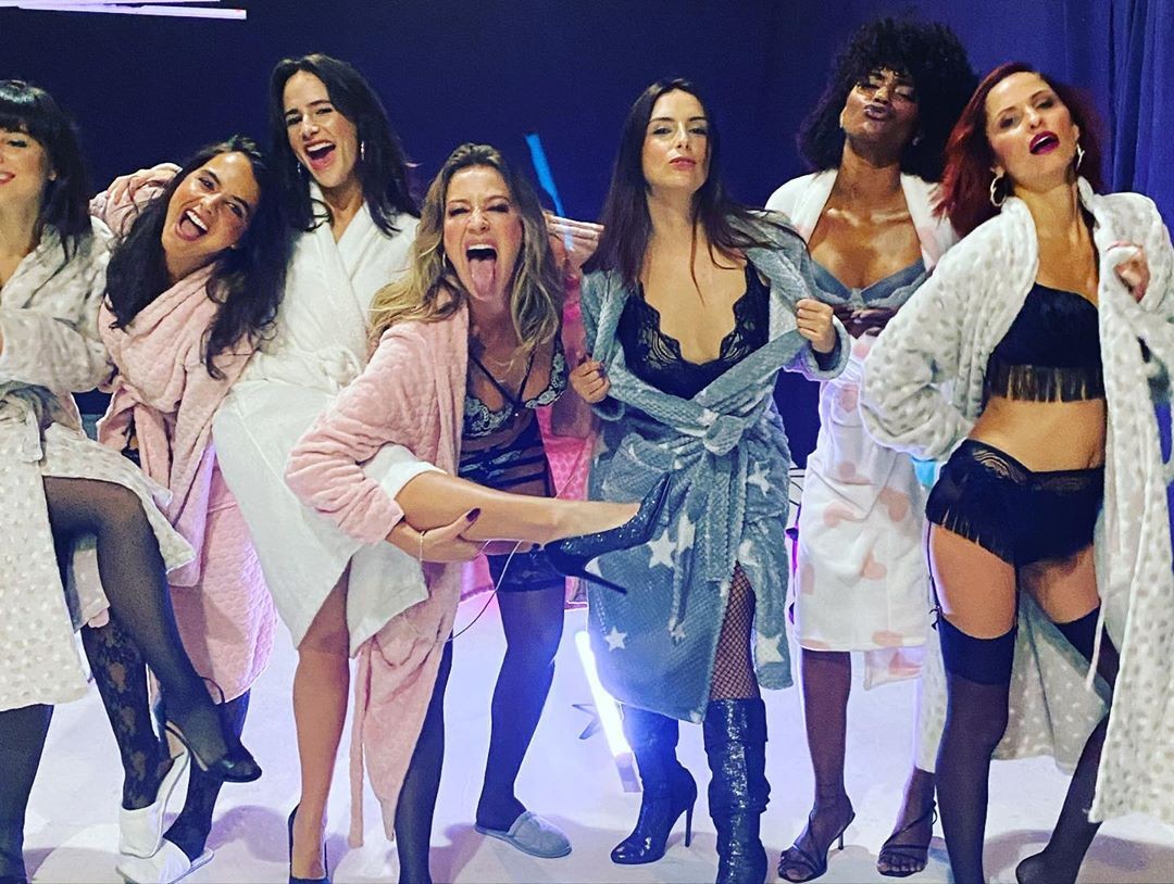 Luana Piovani com suas colegas de elenco (Foto: Reprodução/Instagram)