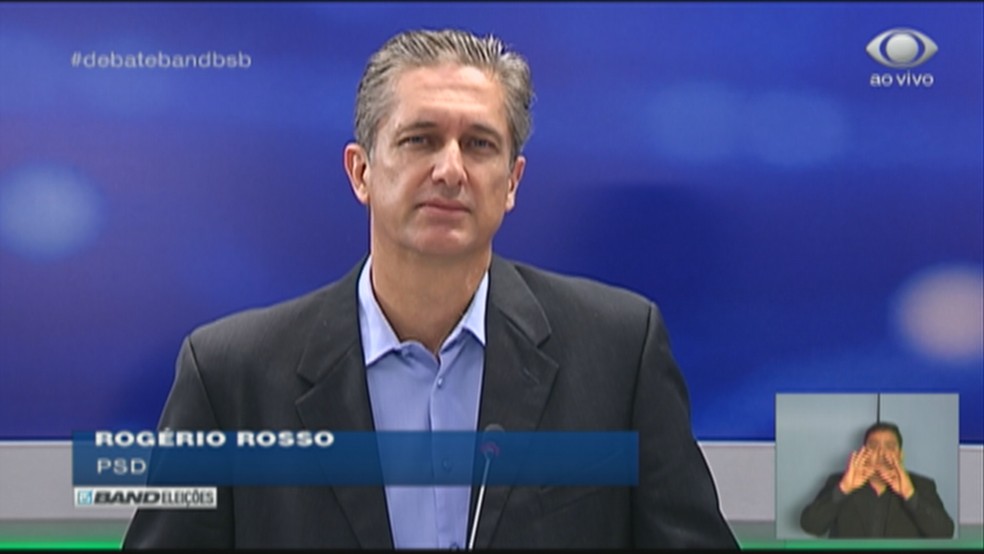 Rogério Rosso (PSD), candidato ao governo do Distrito Federal (Foto: TV Band/Reprodução)