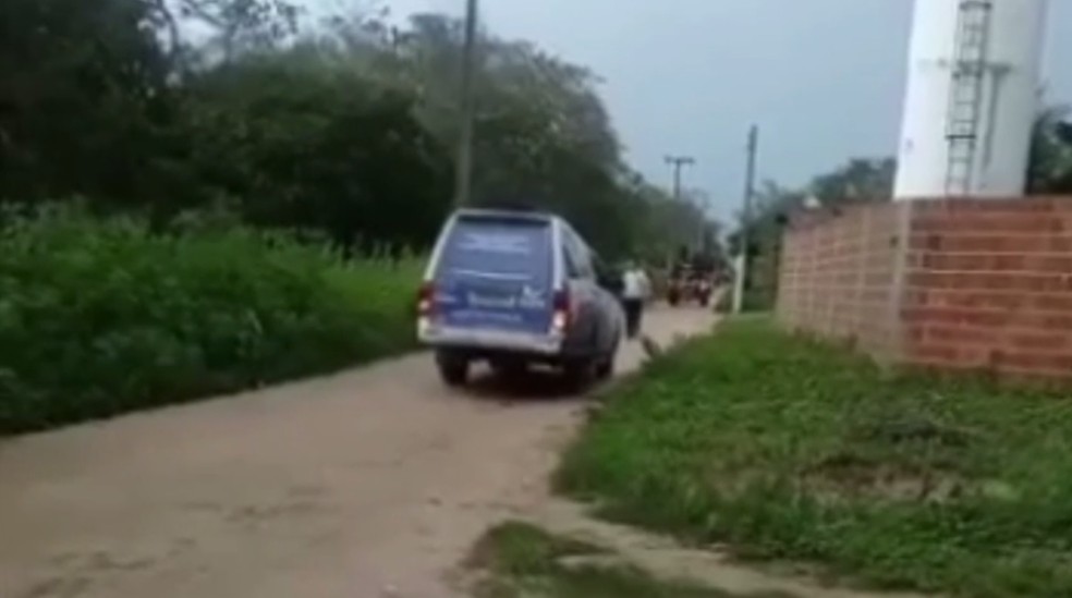 A polícia investiga o motivo da morte de um paciente em uma clínica em Acaraú, no Litoral-Oeste.  — Foto: Reprodução/TV Verdes Mares