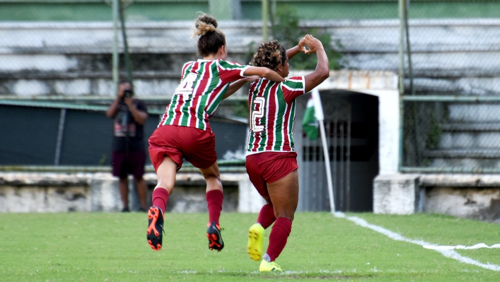 Fluminense pretende colocar cada vez mais garotas formadas no clube para jogar no profissional — Foto: Mailson Santana/ FFC