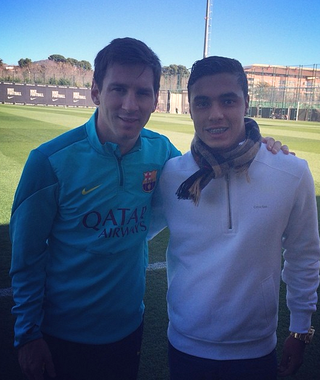 Alisson Farias Inter Messi (Foto: Reprodução/Instagram)