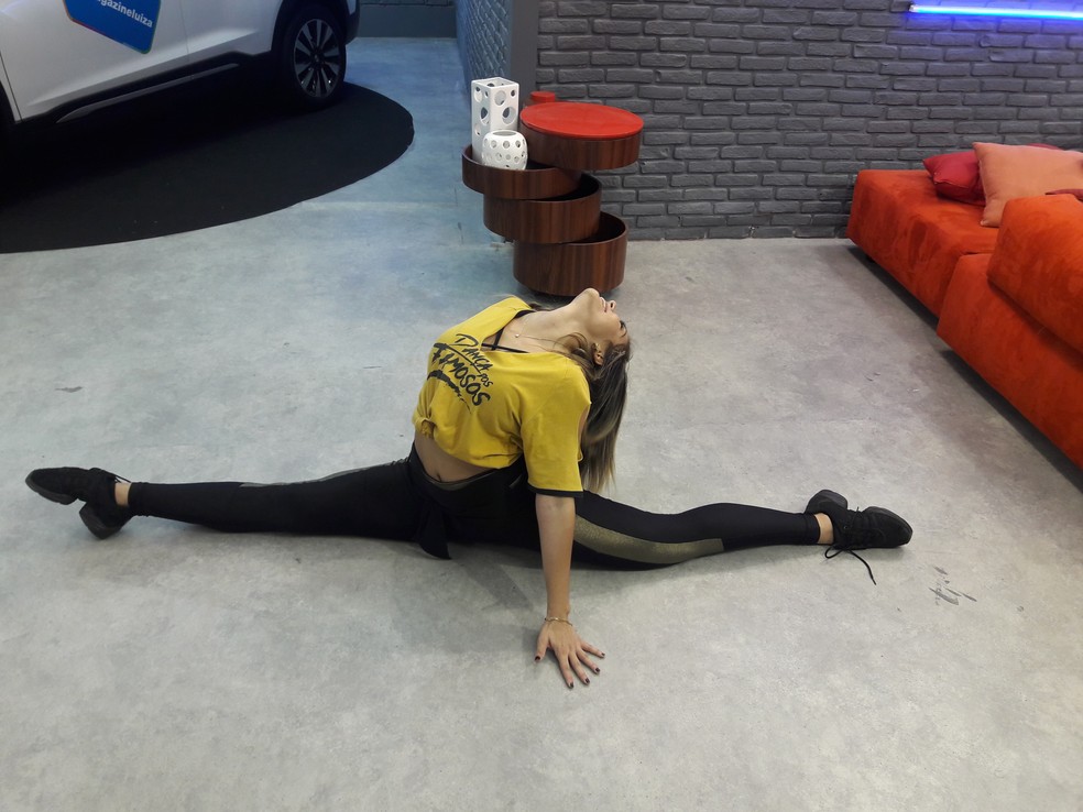 Nathália Melo, parceira de Lucas Veloso no 'Dança dos Famosos' (Foto: Josy Almeida/TV Globo)