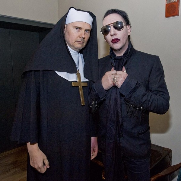 Bill Corgan e Marilyn Manson (Foto: Instagram)