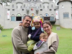 Dani Monteiro curte a serra com a família (Foto: Arquivo Pessoal)