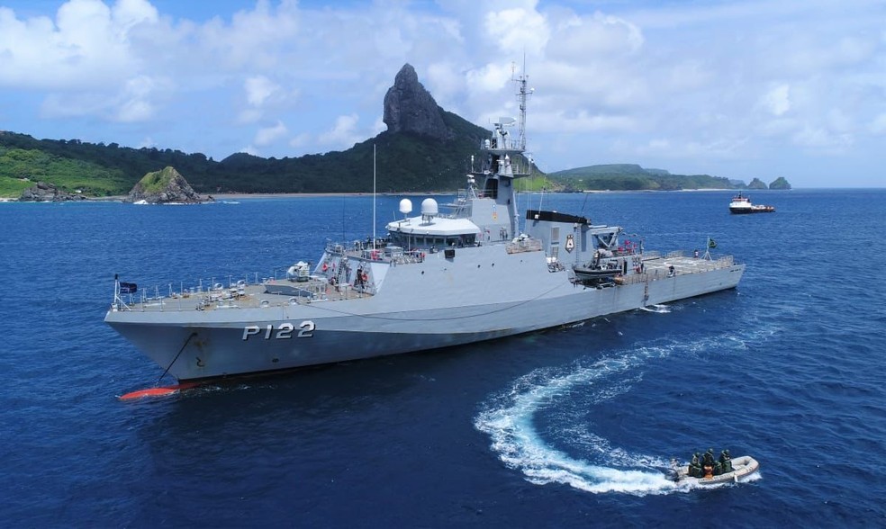 Navio-Patrulha (NPaOc) "Araguari", da Marinha do Brasil — Foto: Marinha do Brasil/ Divulgação