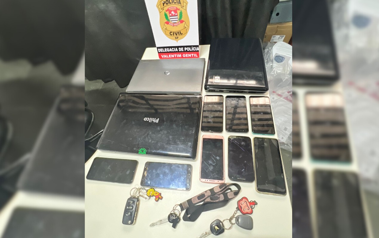 Polícia de Valentim Gentil prende trio investigado por aplicar golpes em site falso de leilão de veículos