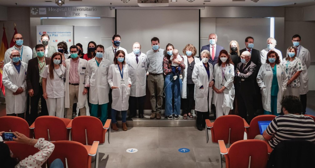 O Hospital Público de La Paz realiza o primeiro transplante de intestino do mundo após doação em assistolia — Foto: Comunidad de Madrid