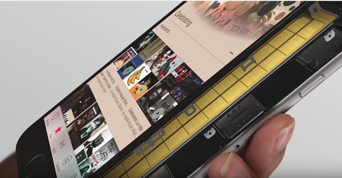 3D Touch virá integrado ao painel LCD do iPhone 6S (Foto: Reprodução/Apple)