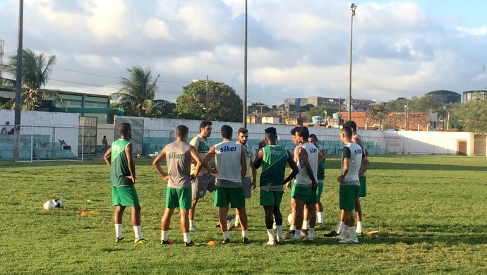 Alecrim - treino jogadores Athirson Mazzoli (Foto: Luiz Henrique/GloboEsporte.com)