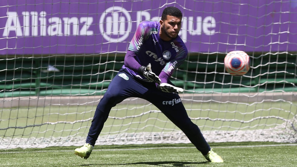 Magrão, goalkeeper at the Palmeiras base - Photo: Cesar Greco / Ag. Palmeiras