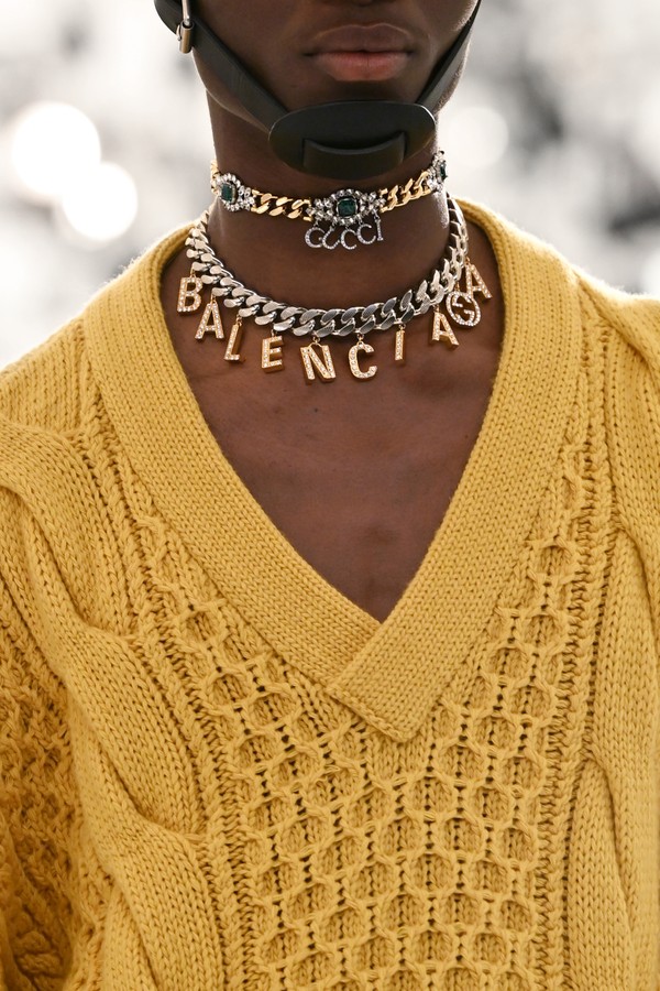 ROME, ITALY - APRIL 15: A detail from Gucci Aria collection (Photo by Daniele Venturelli/Getty Images for Gucci) (Foto: Daniele Venturelli / Getty Image)