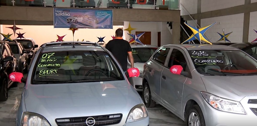 Venda de veículos em MT — Foto: Reprodução/EPTV1