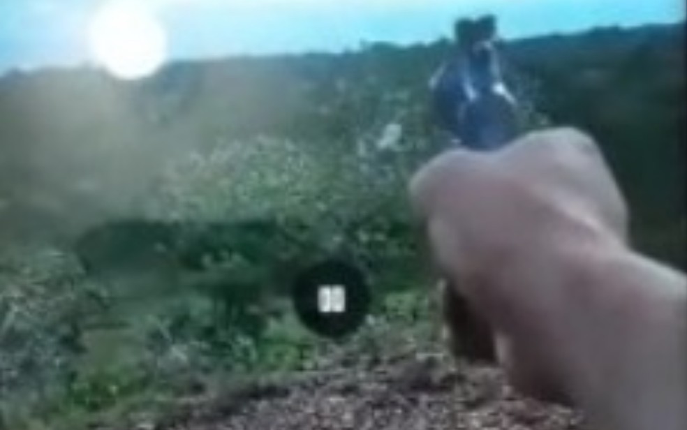 Polícia achou vídeos gravados por suspeitos após crimes, em Porangatu, Goiás — Foto: Divulgação/Polícia Civil